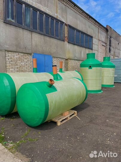 Накопительные емкости из стеклопластика