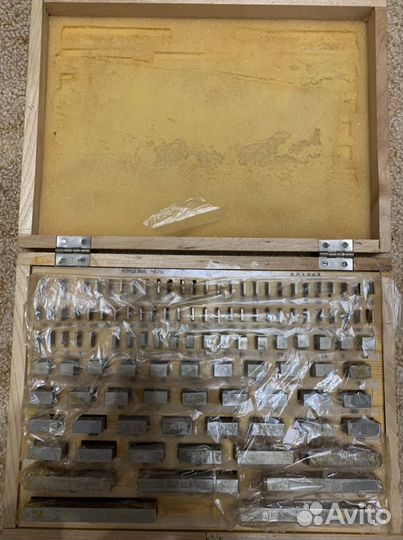 Набор коцевых мер длины номер 3 твердый сплав