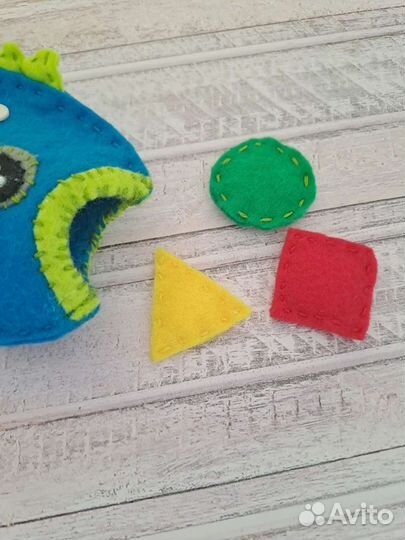 Развивающая игрушка для детей рыбка из фетра