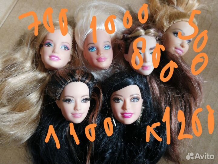 Головы кукол Барби Barbie