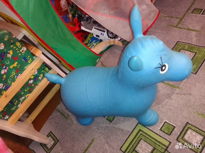 Игрушка прыгун ослик