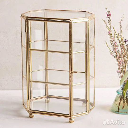 Стеклянная шкатулка для украшений