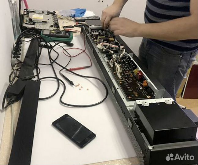 Ремонт аудио техники, усилителей, синтезаторов