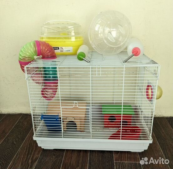 Клетка для хомяков 46х29х37