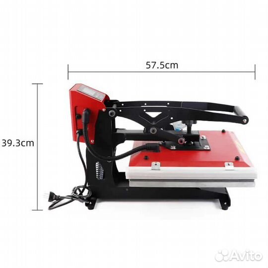 Термопресс 38 на 38 см плоский новый