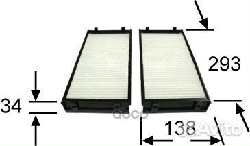 Фильтр салонный угольный AC32154cset azumi