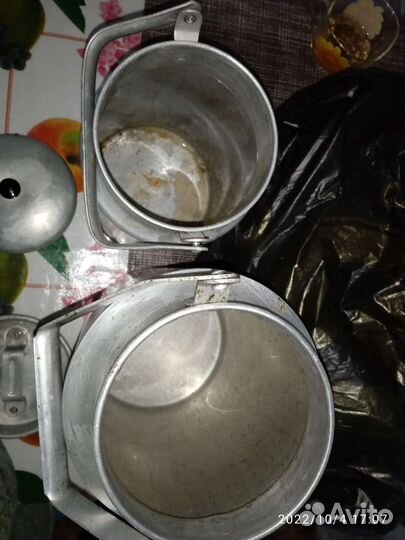 Алюминиевые бидоны 2л и 5 л