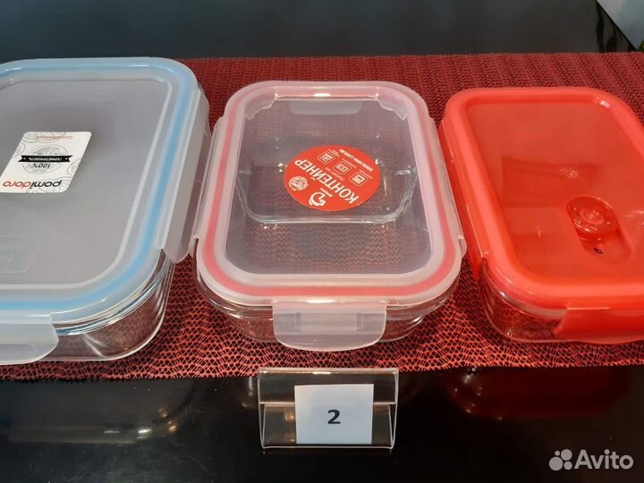 Контейнеры стеклянные герметичные разного объема