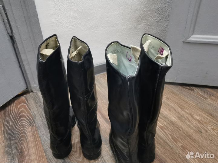 Сапоги офицерские хромовые 2 пары