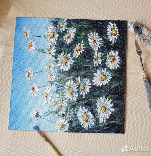 Картина маслом от художника, Ручная работа