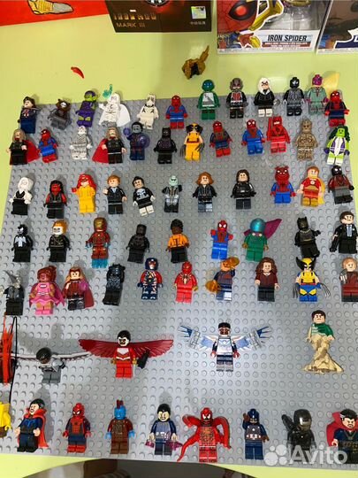 Lego marvel минифигурки