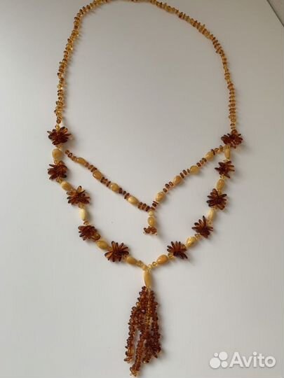 Янтарные бусы