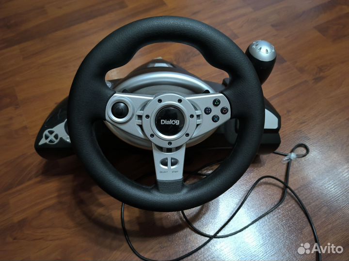 Игровой руль Dialog CyberPilot GW-255VR, черный