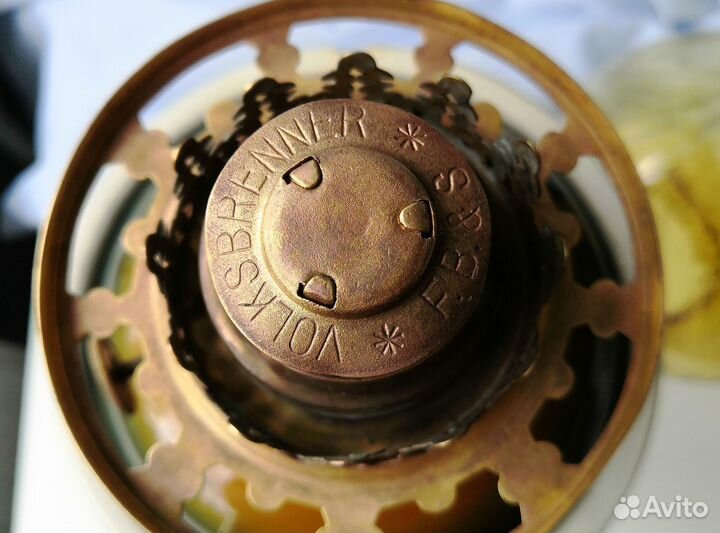 Старинная Керосиновая лампа ранний Модерн