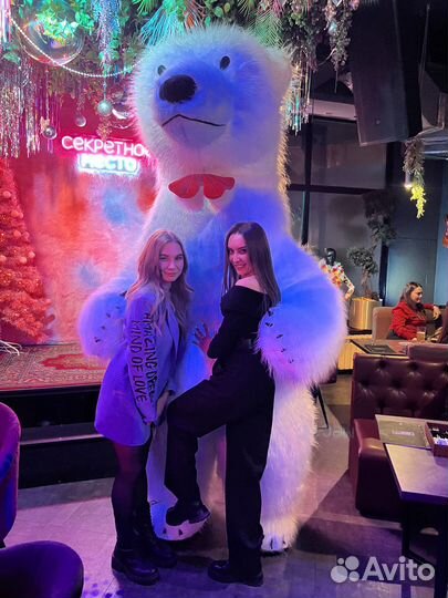 Белый мишка поздравление