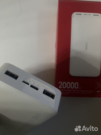 Xiaomi redmi power bank fast charge 20000