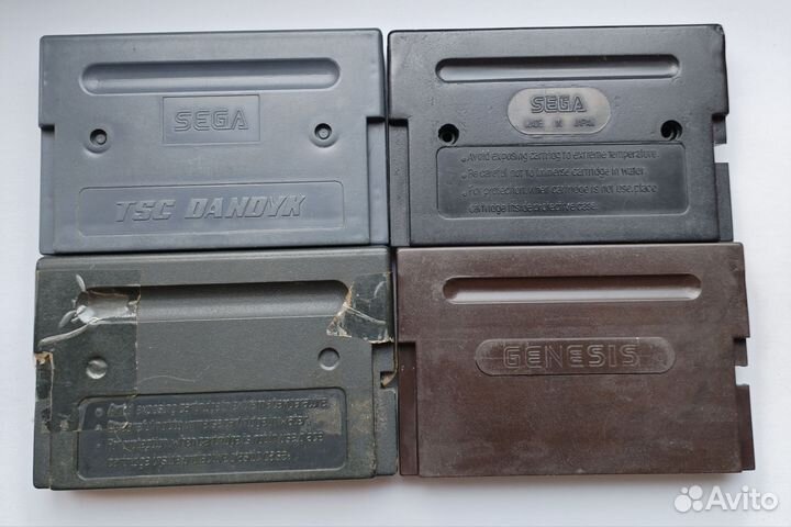 Картриджи от Sega