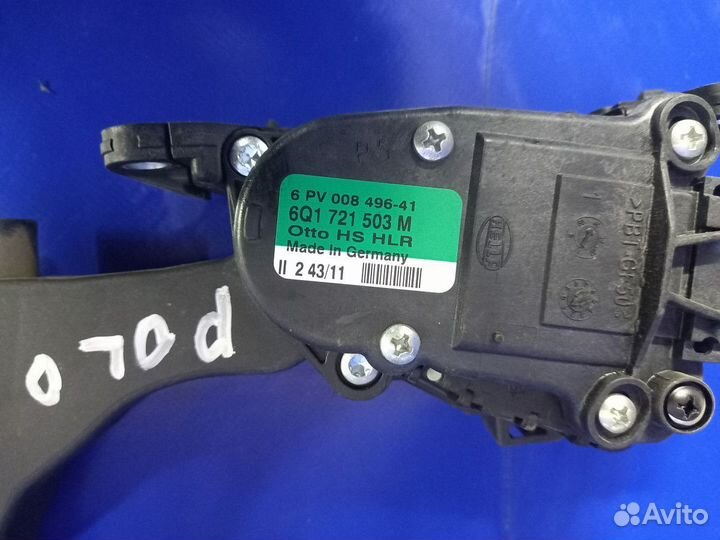 Педаль газа Volkswagen Polo V (2009—2015)