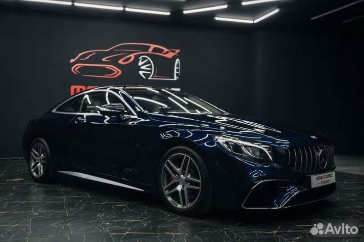 Передний бампер стиль S63 AMG рест на S-coupe C217
