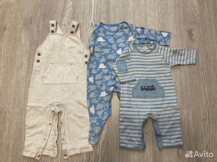 Фирменная одежда на мальчика 0-12 мес (next и др)