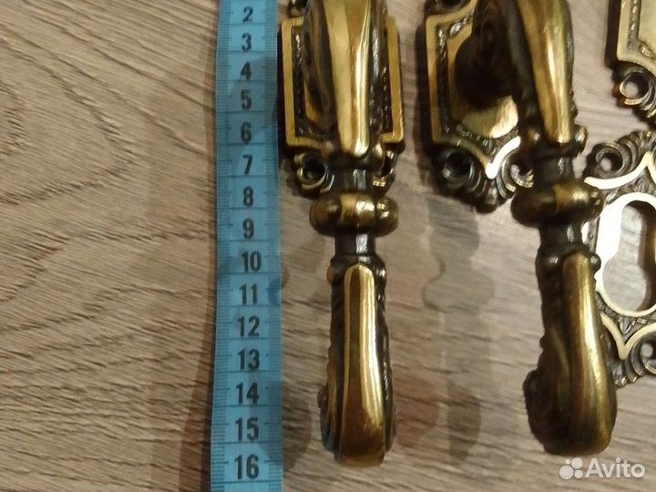 Бронзовая ручка дверная СССР