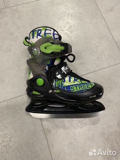 Коньки хоккейные раздвижные 26-29 размер