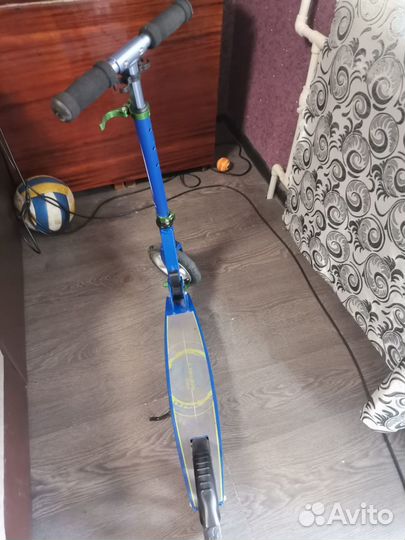 Самокат laser с надувными колесами