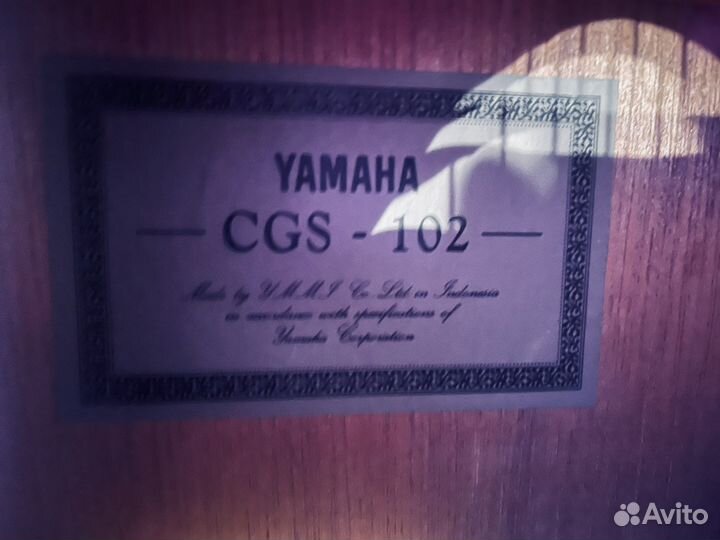 Гитара yamaha CGS 102