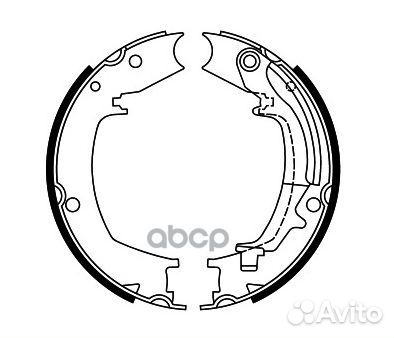 Колодки ст.тормоза hyundai santa FE 01-06/tucso