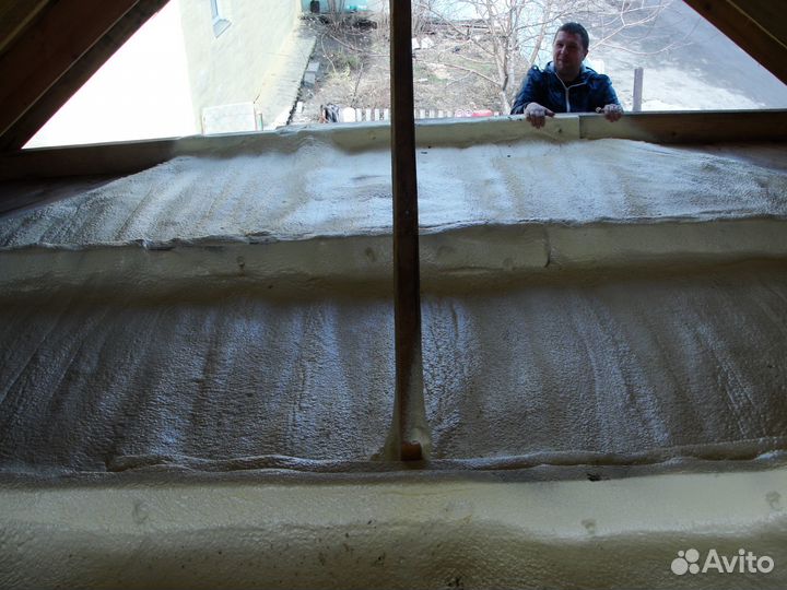 Утепление мансарды пенополиуретаном пеной ппу