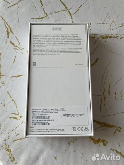 iPhone X, 256 ГБ