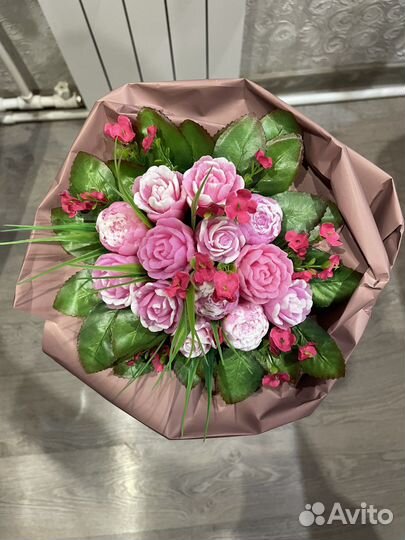 Букет из мыла ручной работы