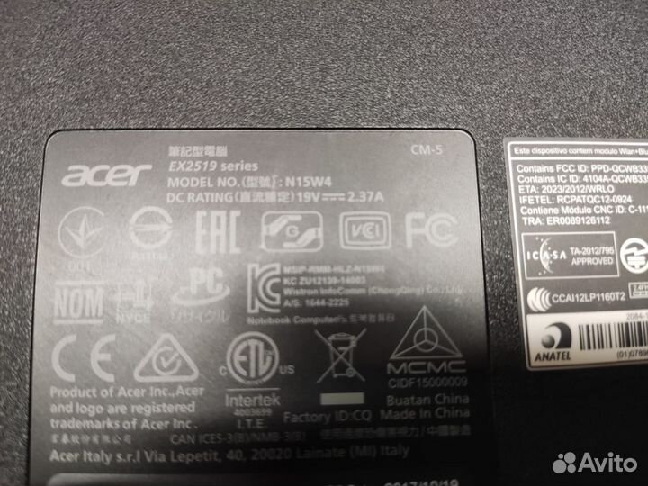 Acer N3060/4gb/500gb/ win10