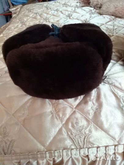 Шапка ушанка мужская