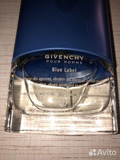 Givenchy blue label туалетная вода