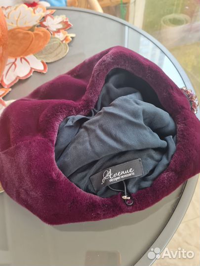 Берет женский искусственный мех