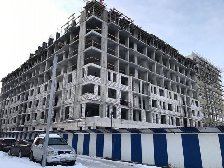 2-к. квартира, 55,3 м², 3/9 эт.