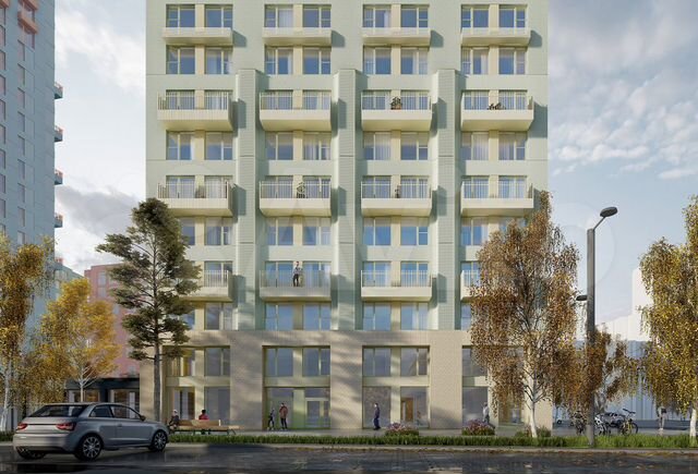 2-к. квартира, 54,3 м², 12/24 эт.