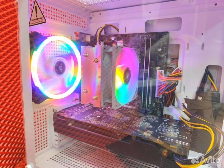 Компьютер для игр 6/12 ядер/RX580 8gb/16gb/512gb