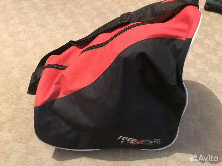 Роликовые коньки раздвижные сумка защита