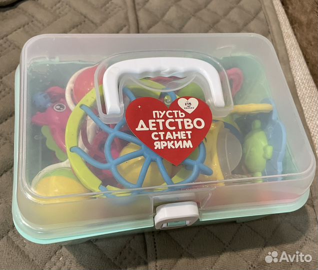 Детские игрушки погремушки (набор)