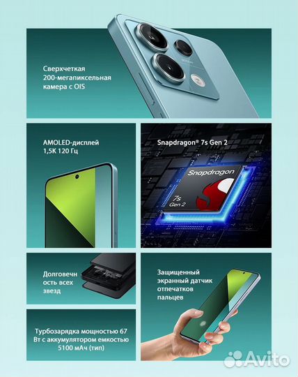 Xiaomi Redmi Note 13 Pro 5G, 8/256 ГБ