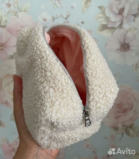 Косметичка плюшевая ручная работа