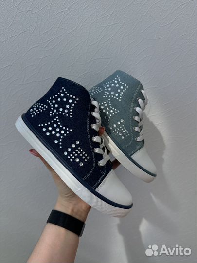 Кеды высокие детские