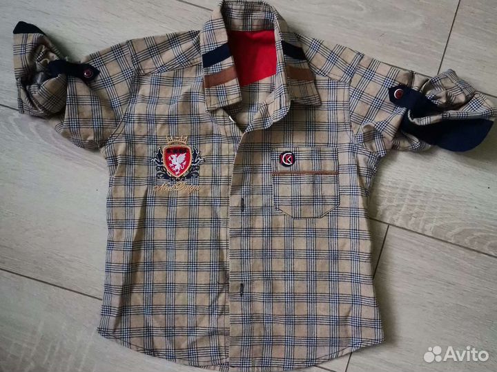 Рубашка на мальчика 92 98