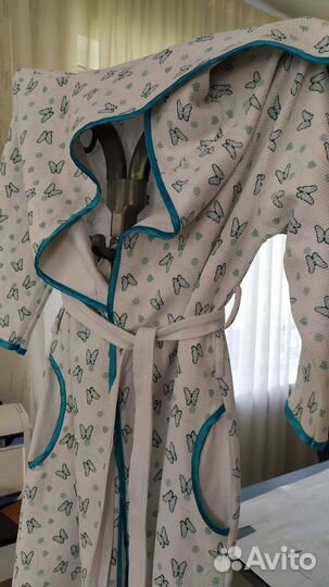 Халат женский вафельный