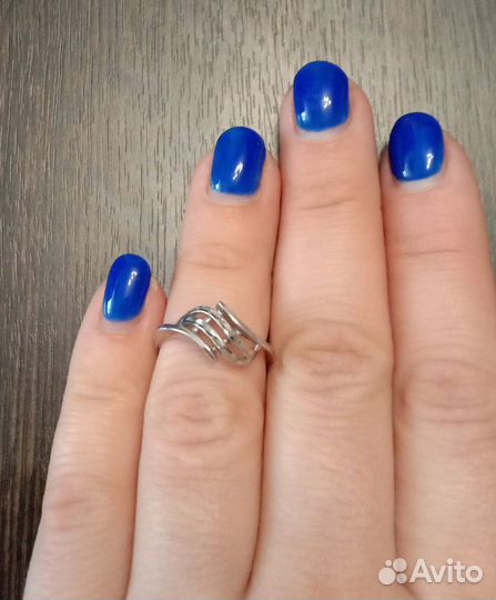 Кольцо серебряное