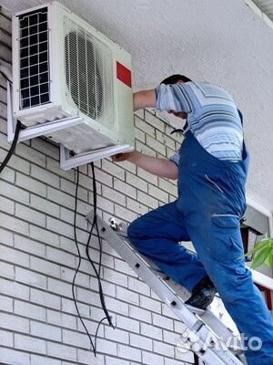 Сплит система с установкой