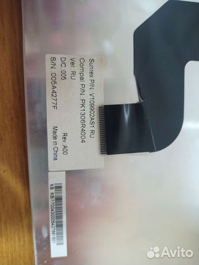 Клавиатура Acer eMachines PK1306R4004 V109902AS1