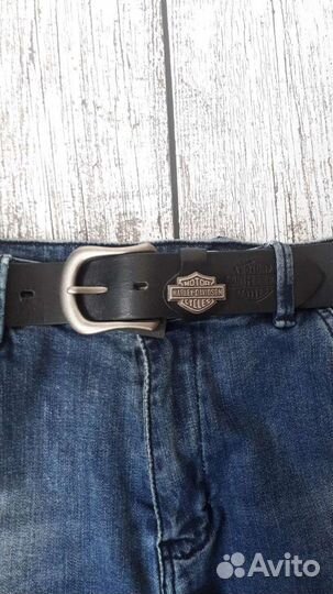 Кожаный ремень harley davidson